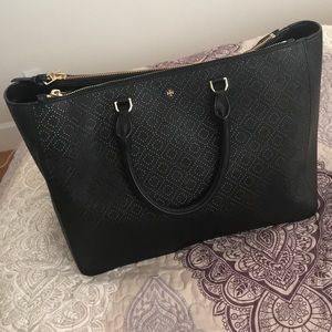 Authentic Tory Burch double zip bag